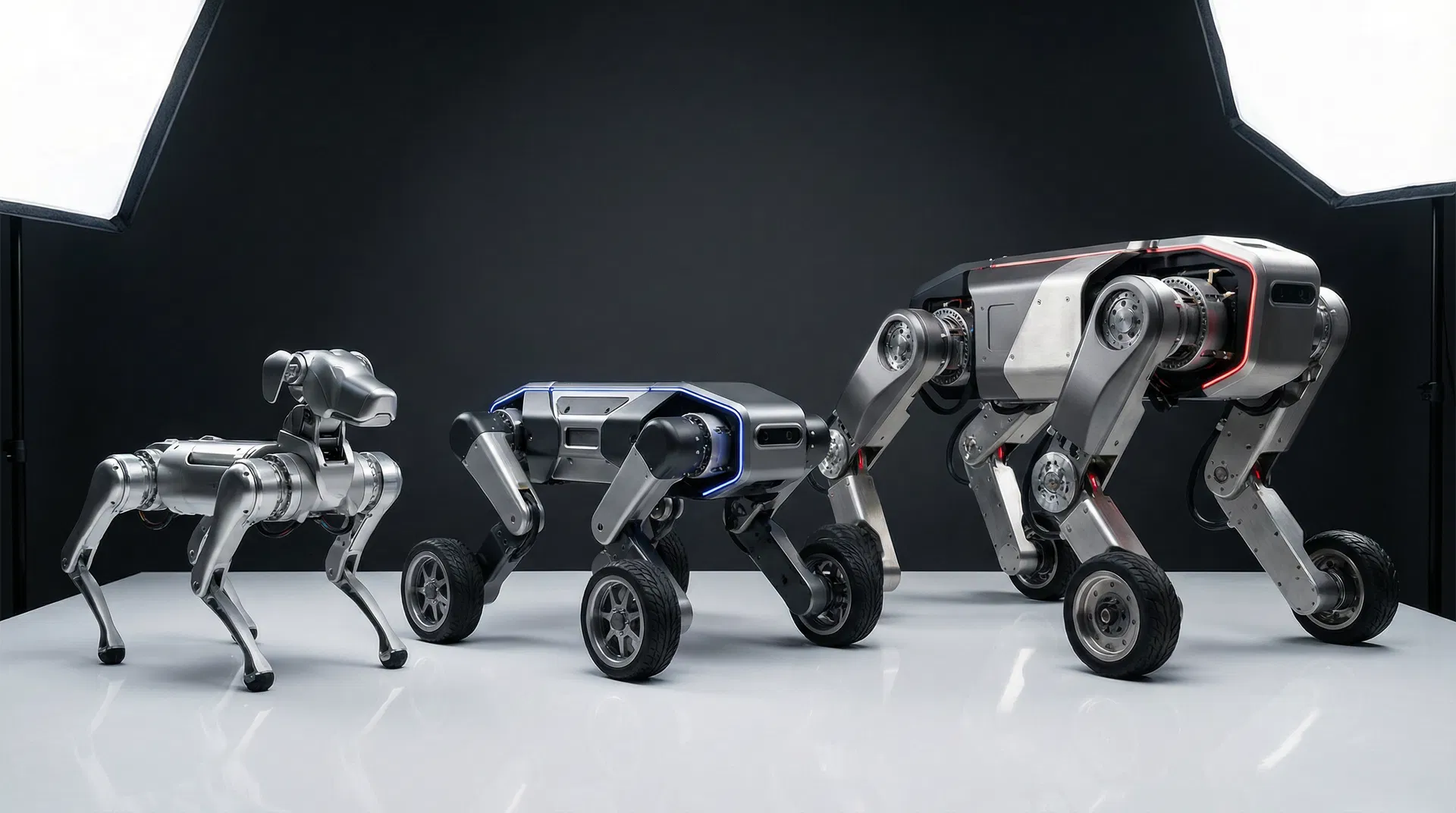 Shaanxi Smart Innovation Future Technology quadruped robot product lineup - ZSL-1, ZSL-1W, ZSM-1